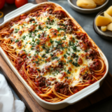 Baked Spaghetti With Meat Sauce