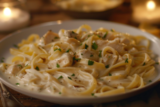 Creamy Chicken Alfredo Pasta