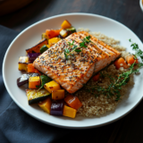 Grilled Salmon With Quinoa