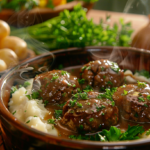One-Pot Salisbury Steak Meatballs