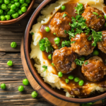 Oven-Baked Salisbury Steak Meatballs