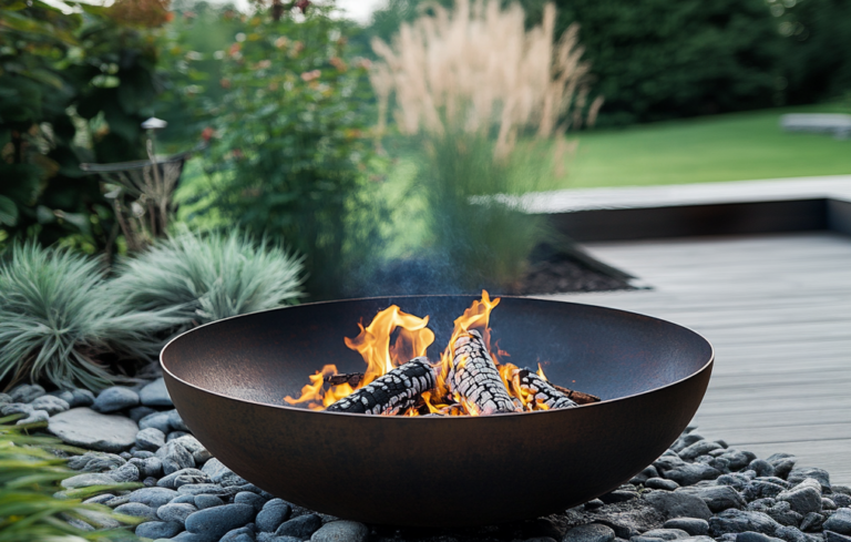 best way to put out a fire pit