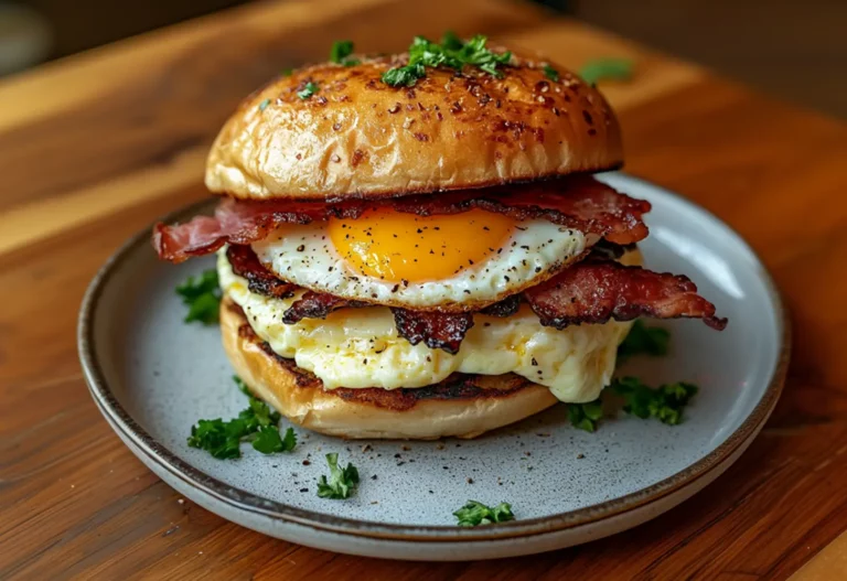 Bacon Egg and Cheese Breakfast
