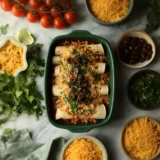 Beef and Bean Enchiladas