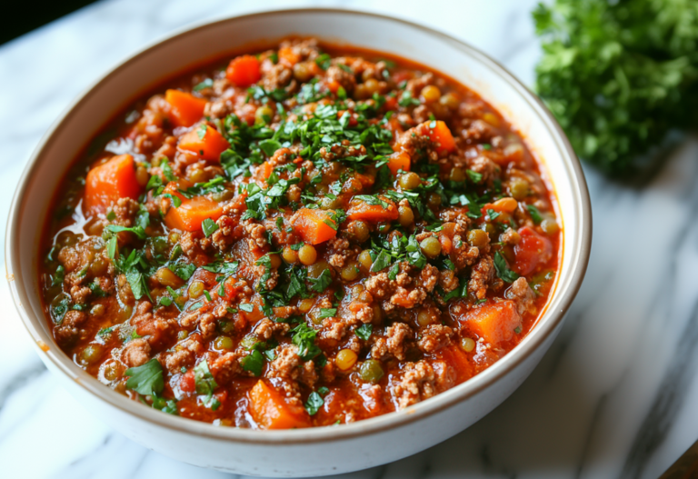 Beef and Lentil Chili