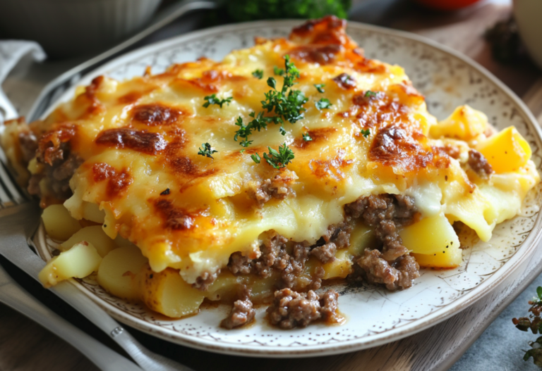 Beef and Potato Casserole