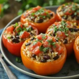 Bell Peppers Rice Black Beans