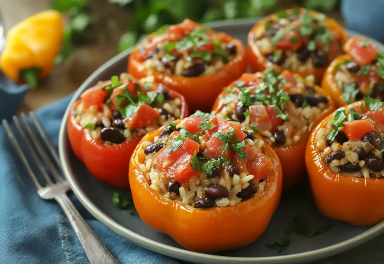 Bell Peppers Rice Black Beans