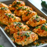 Buffalo Chicken Dip-Stuffed