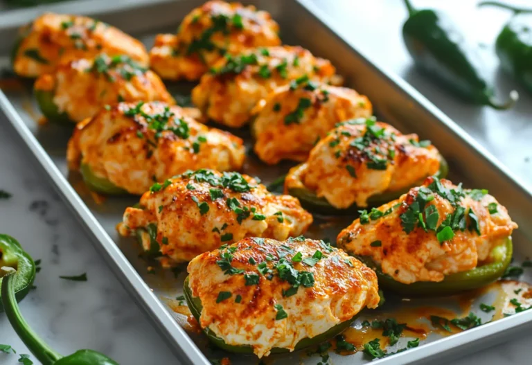 Buffalo Chicken Dip-Stuffed