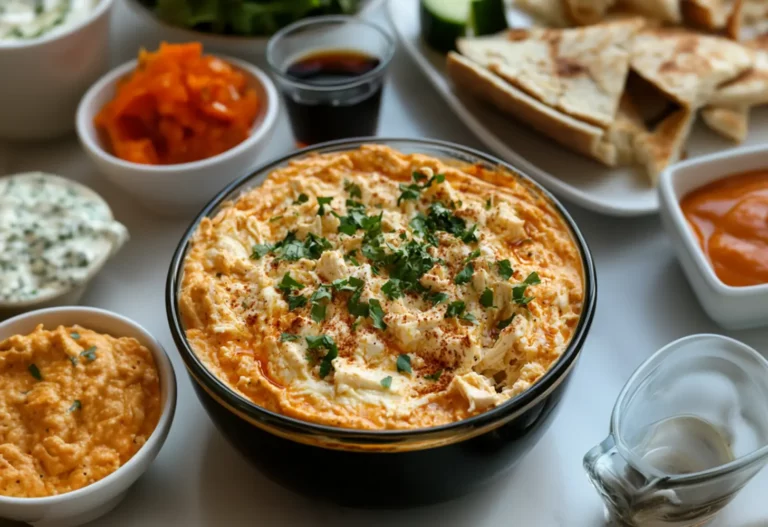 Buffalo Chicken Dip With Ranch
