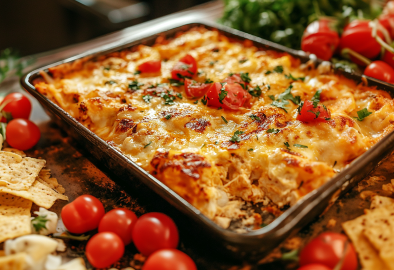 Buffalo Chicken Dip with Rotisserie Chicken