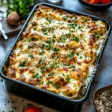 Creamy White Chicken Alfredo Lasagna