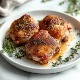 Crispy Baked Chicken Thighs