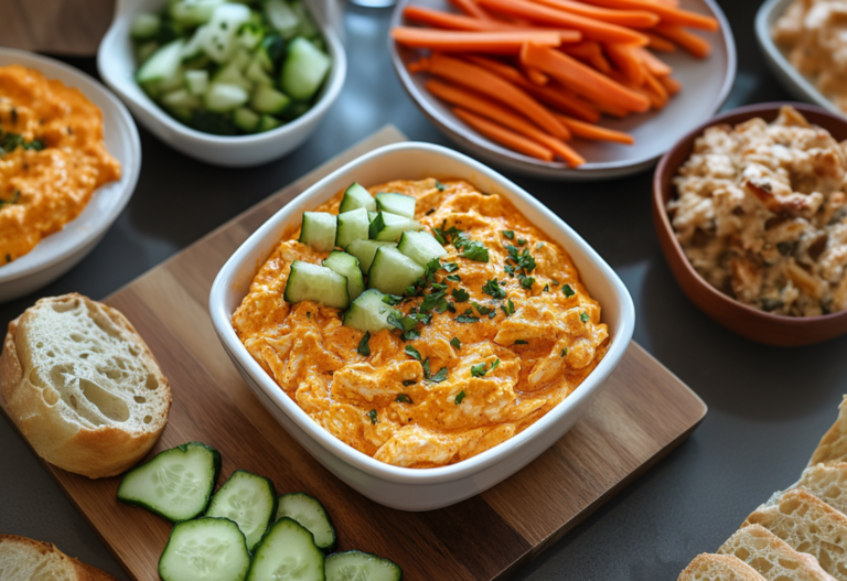Crockpot Buffalo Chicken Dip