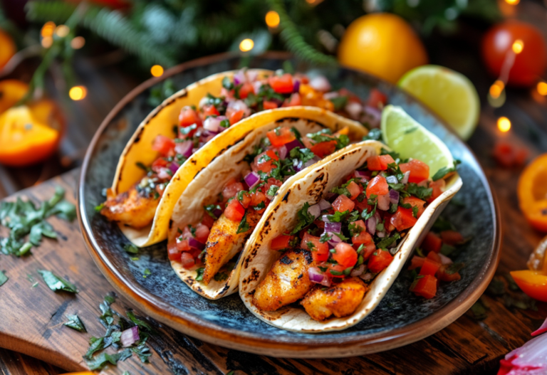 Fish Tacos With Fresh Pico De Gallo