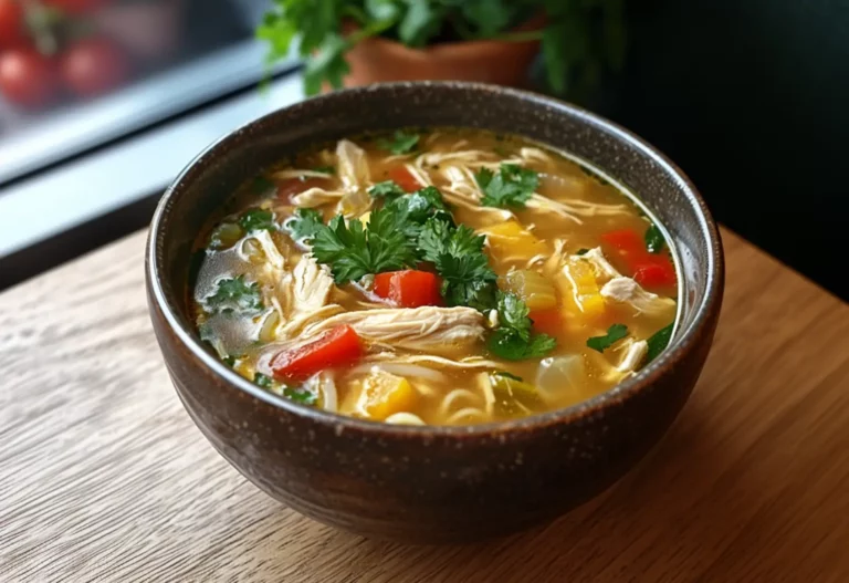 Gluten-Free Chicken Soup Rice Noodles