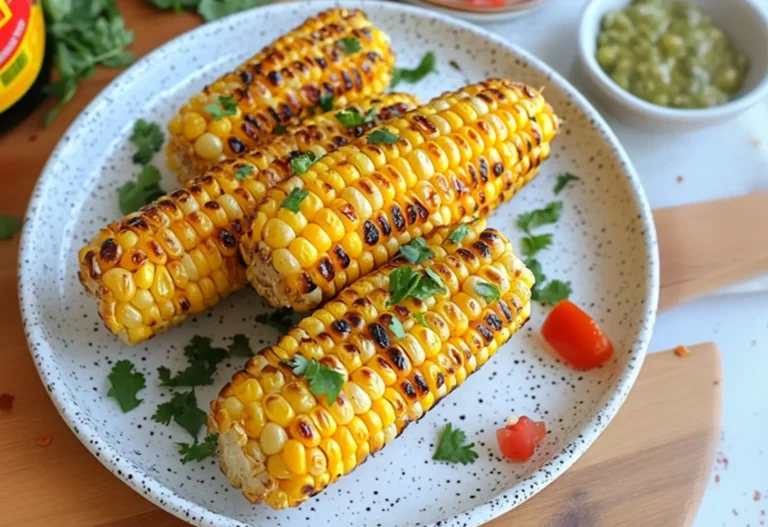 Grilled Corn Garlic Butter