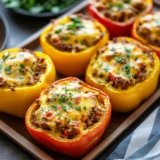 Ground Beef Stuffed Bell Peppers