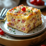 Ham and Cheese Breakfast Casserole
