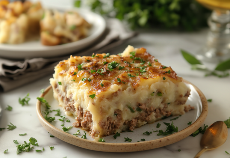 Meatloaf With Mashed Potatoes