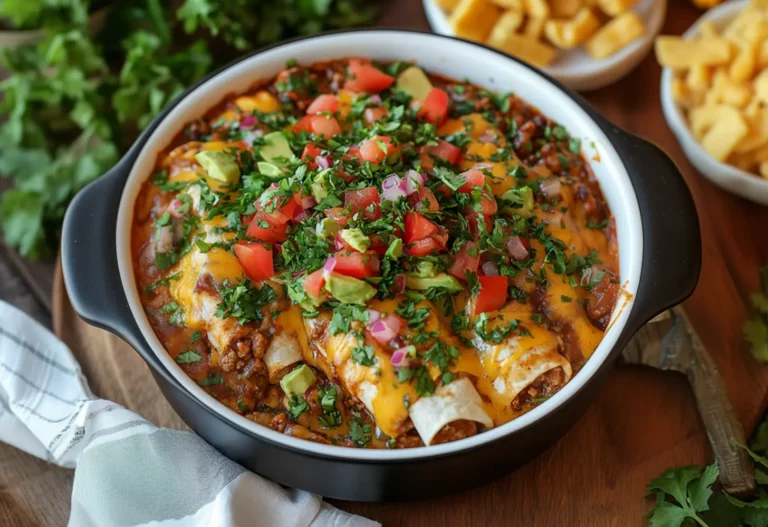 Mexican Enchilada Casserole Beef