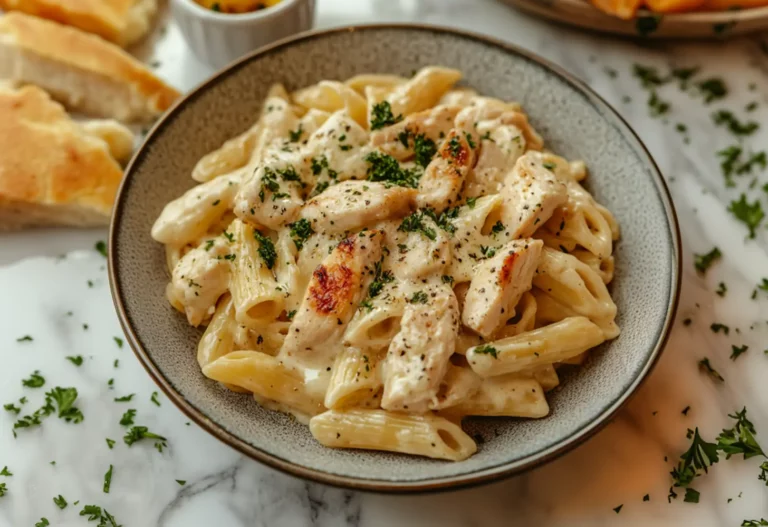 Rotisserie Chicken Alfredo Pasta