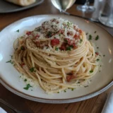 Spaghetti Carbonara Pancetta Parmesan