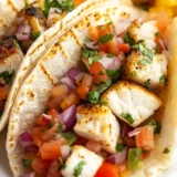 Swordfish Tacos Pineapple Salsa