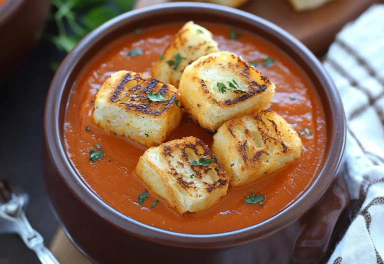 Tomato Soup Croutons
