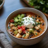 White Chicken Chili Black Beans