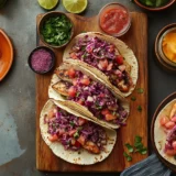 Baja Fish Tacos Cabbage Slaw