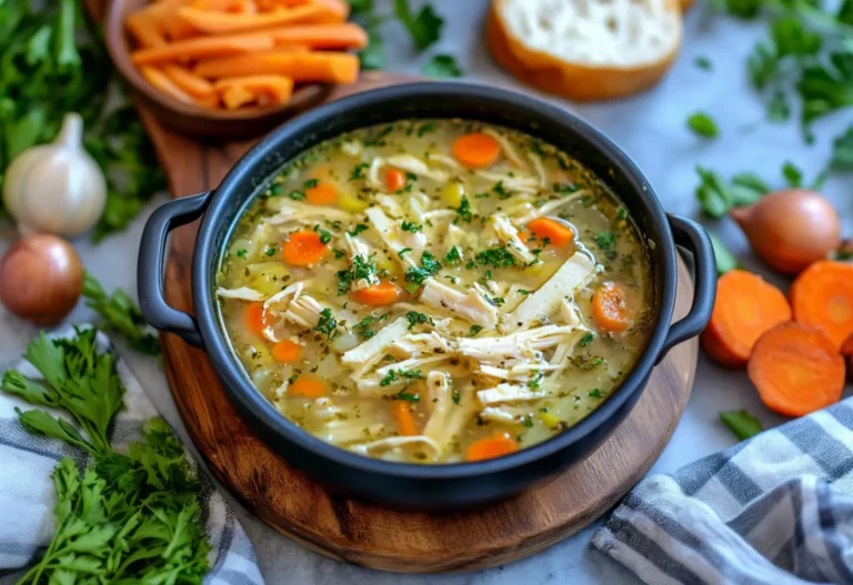 Chicken Noodle Soup Homemade Broth