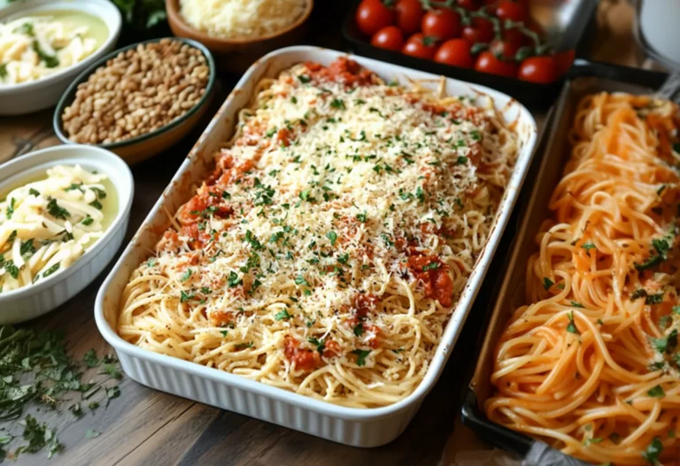 Chicken Parmesan Spaghetti
