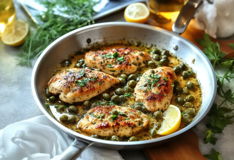 Chicken Piccata Lemon Butter Sauce
