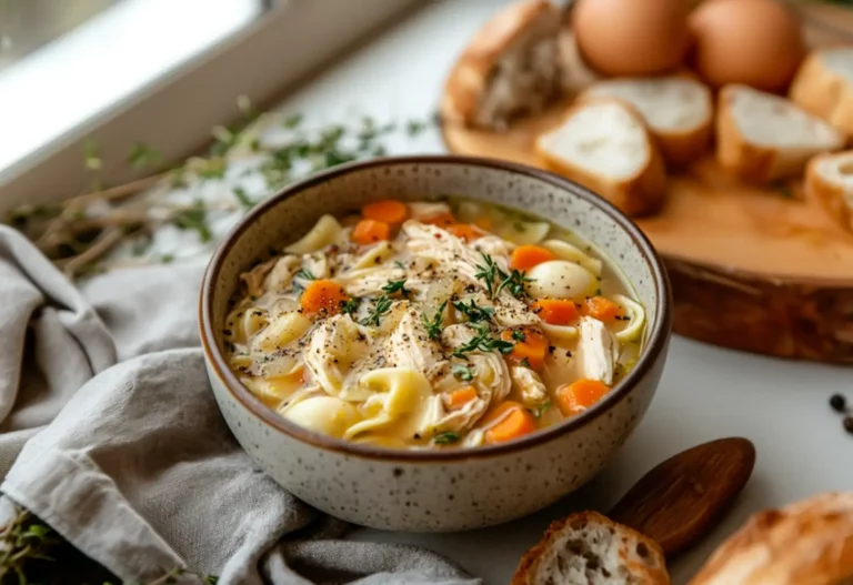 Chicken Soup Egg Noodles
