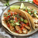Grilled Mahi-Mahi Fish Tacos Avocado