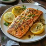 Salmon Lemon Garlic Butter
