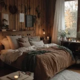 Soft Lighting Textures Cozy Bedroom