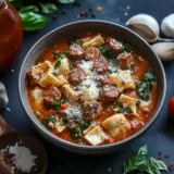 Spicy Lasagna Soup Italian Sausage