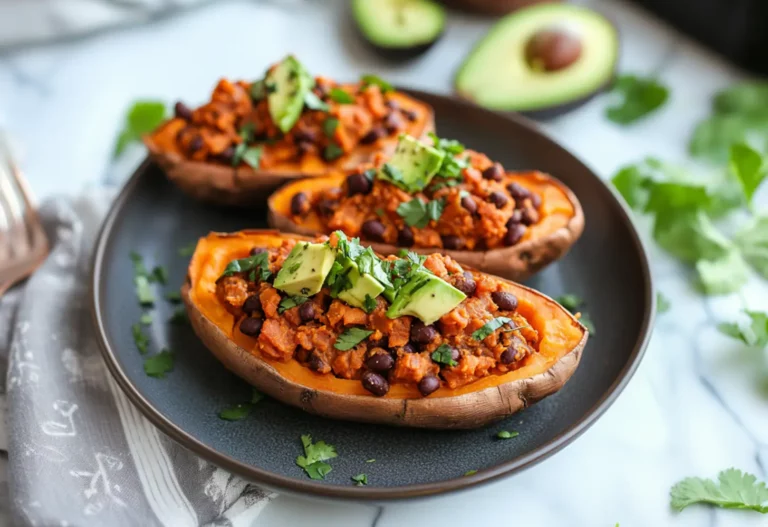 Sweet Potatoes Black Beans Avocado