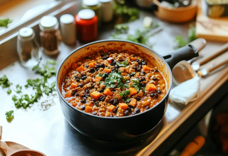Turkey Chili Black Beans Sweet Potatoes