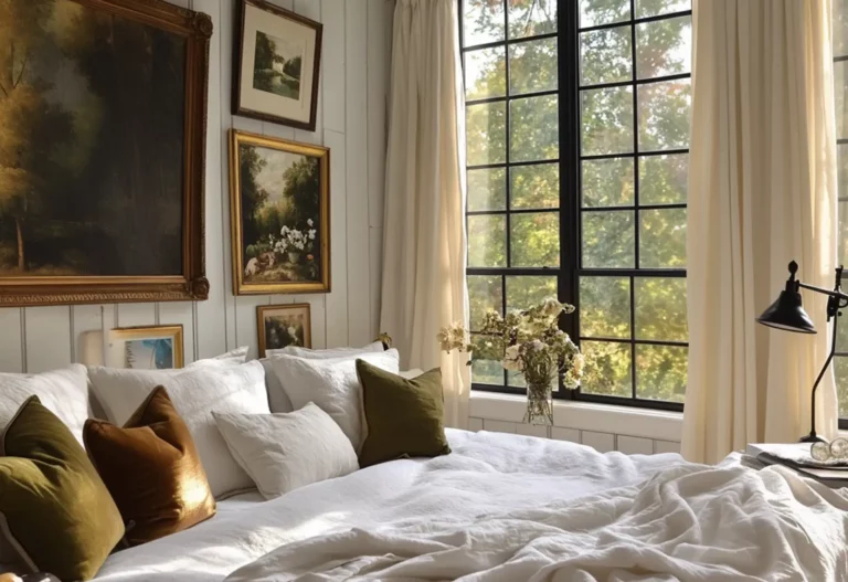 Vintage to Modern Eclectic Bedroom