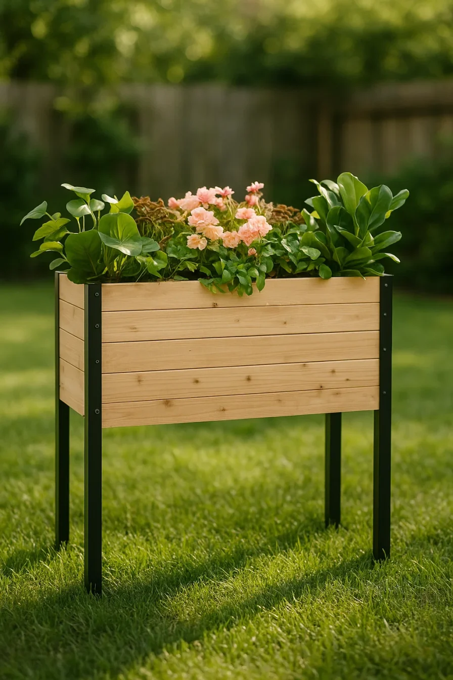 Cedar Wood Elevated Garden Bed