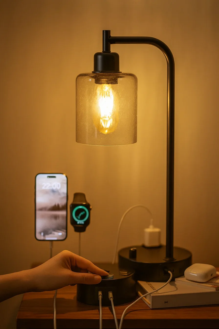 Industrial Table Lamps for Bedrooms