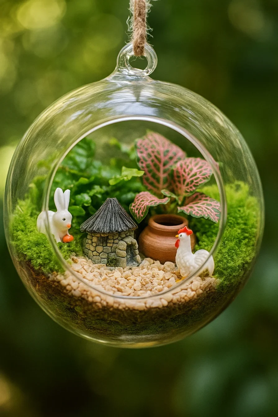 Miniature Village Hut Figurine