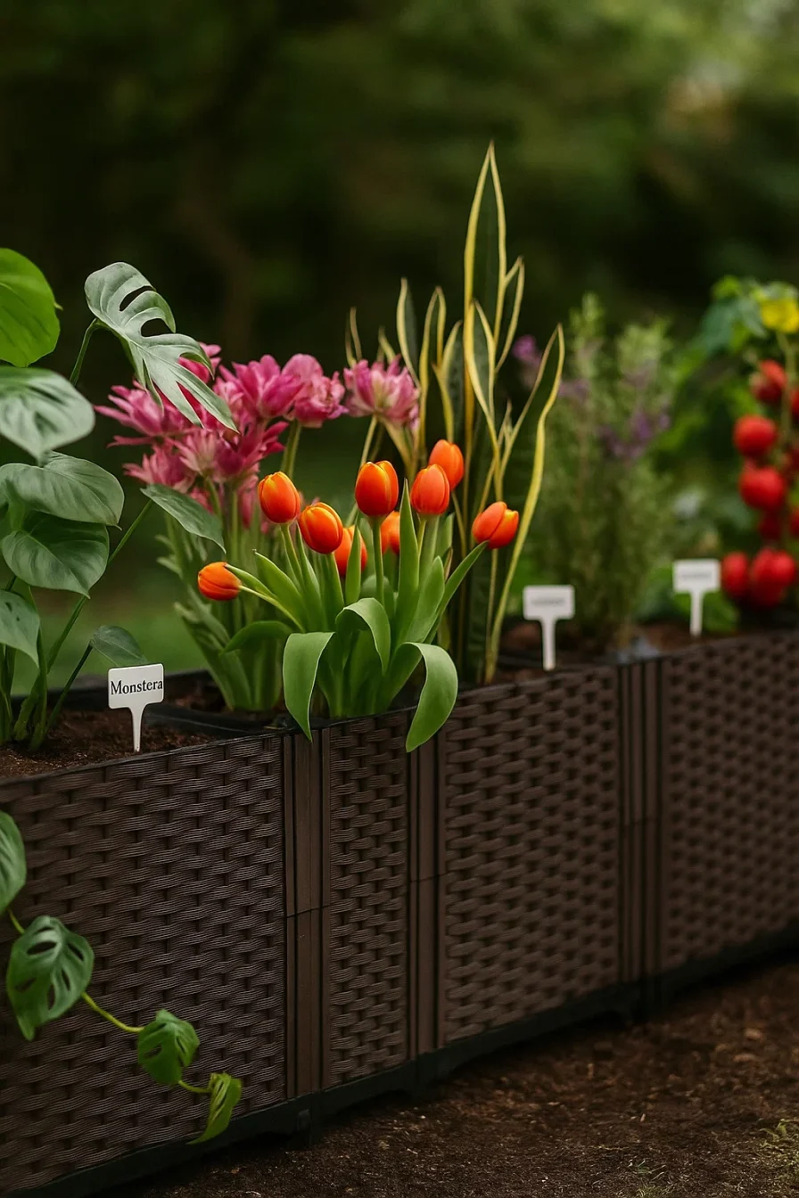 Raised Garden Bed Planters for Outdoor